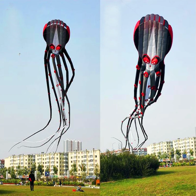 3D 60 meters Stunt huge SNAKE POWER Sport Kite outdoor toy free shipping aaa 