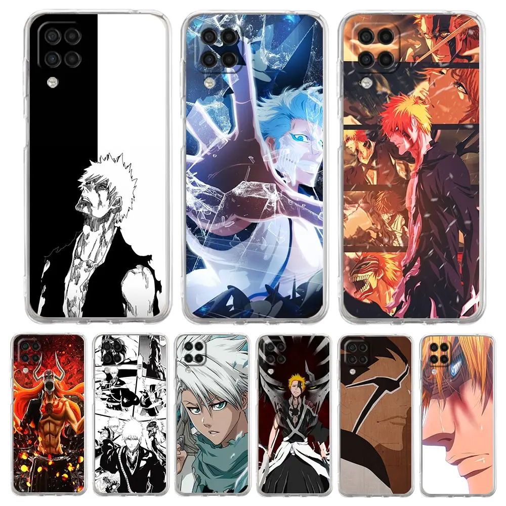 

Bleach Anime Clear Phone Case For Samsung Galaxy A51 A71 A21S A12 A11 A31 A41 A52S A32 A01 A03S A13 A22 5G Soft Silicone Cover