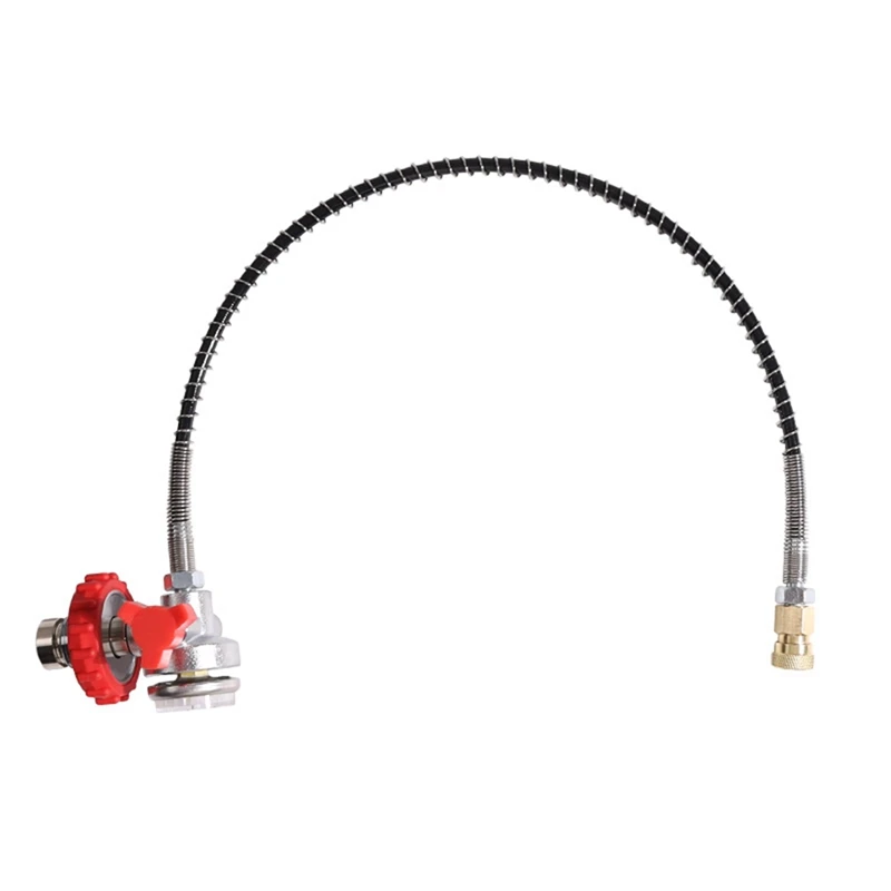 

24Inch Diving 6000Psi Big Gas Tank To Small Cylinder Stainless Steel DIN G5/8 Fit Air Fill Station Connector