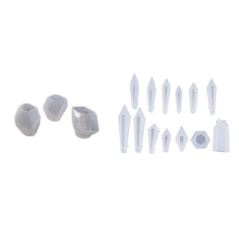 

16 шт., прозрачные силиконовые формы для высушенных цветов