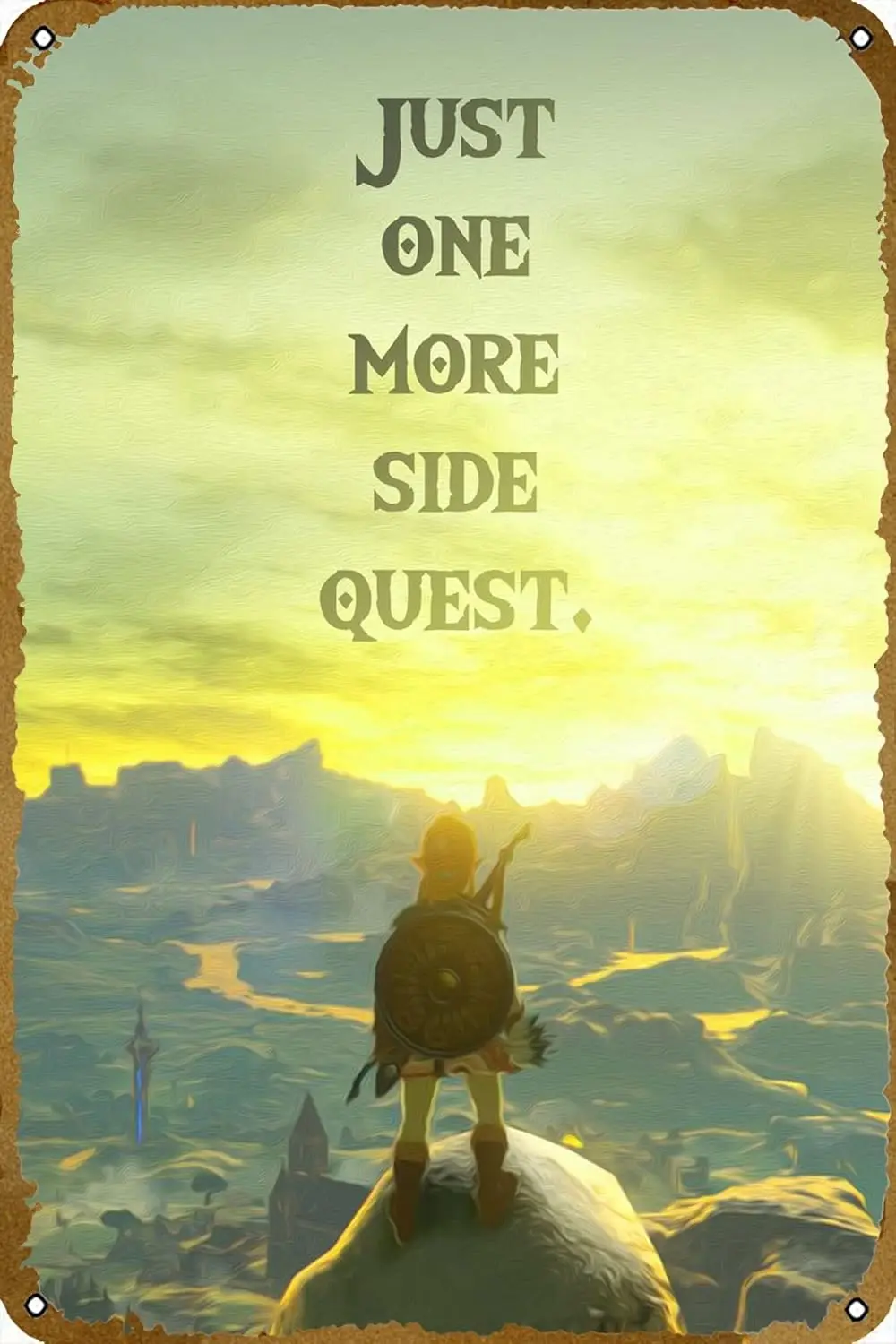 Gmng Zd Gmer Retro Tn Sgn Vdeo Gme Плакат Decor Wll rt Metl Plque для дома Br Pub 8 X12N