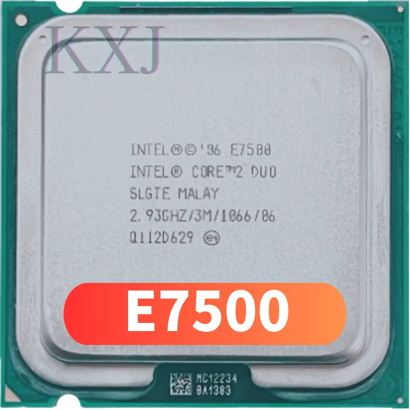 

free shipping Core 2 Duo E7500 Processor(2.93GHz/ 3M /1066MHz)Desktop LGA775 scrattered pieces