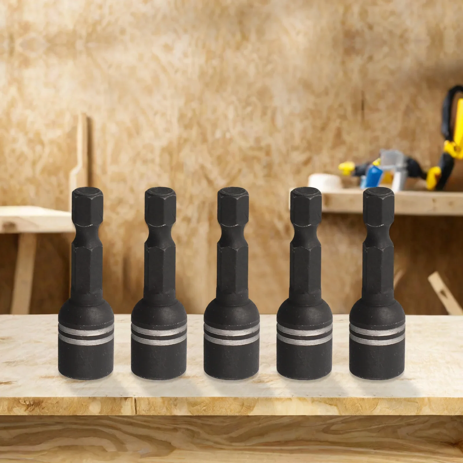 5 шт. 8x45 мм магнитная гайка отвертка торцевой ключ бит шестигранный хвостовик