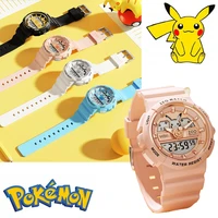kawaii pokemon electronic watch doraemon pikachu sports waterproof led watch hello kitty student watch new year anime gifts