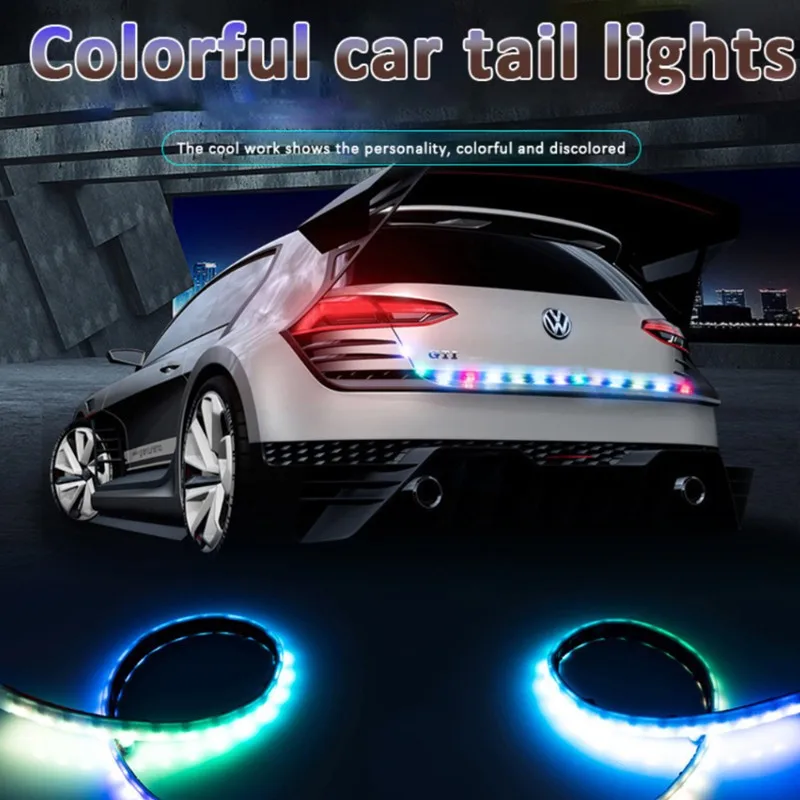 

Multifunctional Drl Daytime Running Lights 1.2m M Tailbox Streamer Lamp Turn Signal Car Accessories Multi Mode Atmosphere Lamp