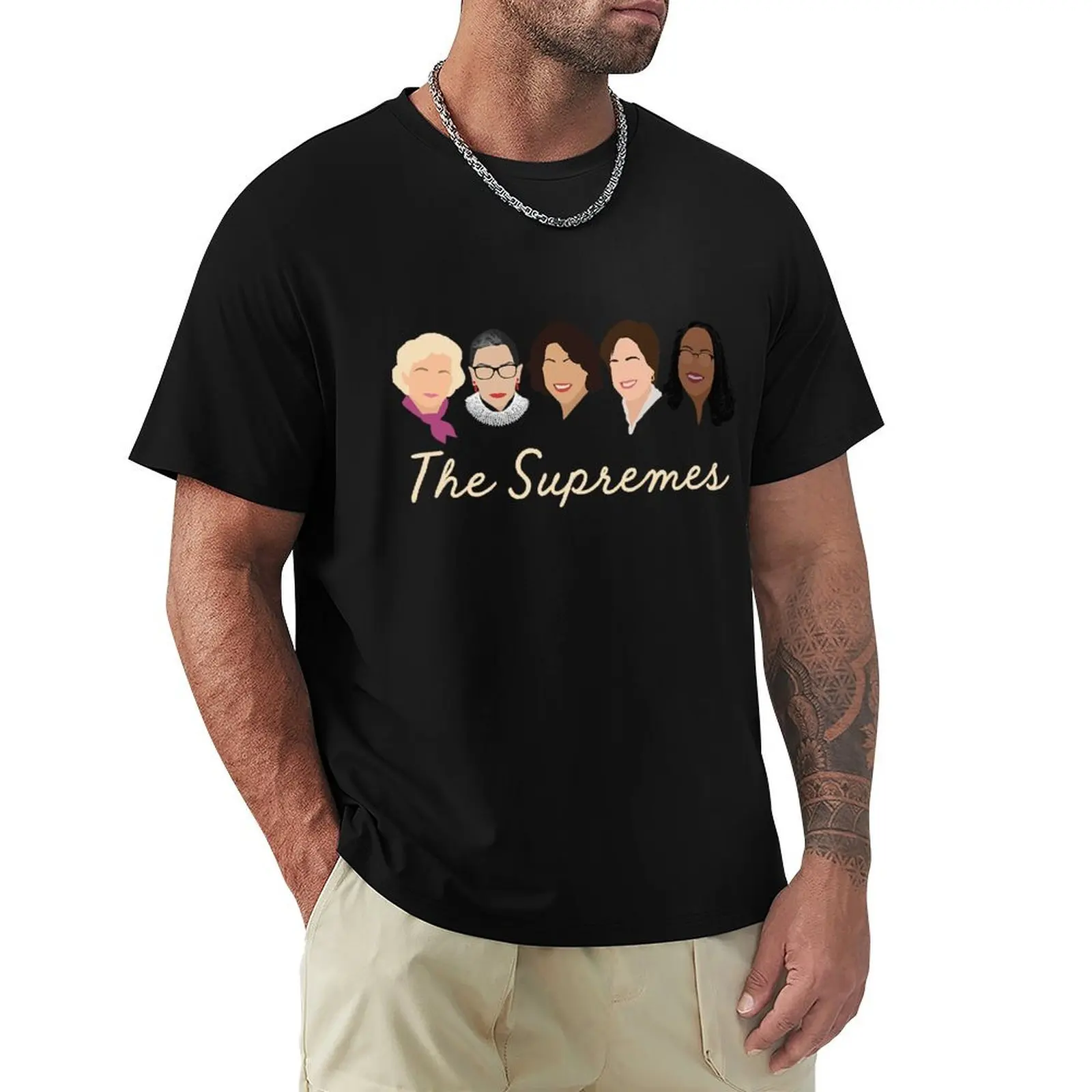 Фото Футболка с мемом THE SUPREMES Ketanji Brown Jackson SCOTUS RBG Sotomayor, летняя футболка для отпуска №1