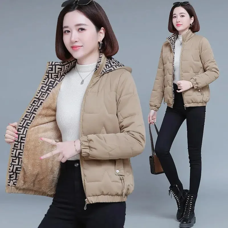 Новинка 2024 бархатные пуховики пуховик женская зимняя верхняя одежда модная