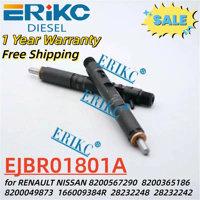 Фото Форсунка дизельного топлива EJBR01801A 1801A Jet Injection 8200365186 EJB R01801A для NISSAN ALMERA, RENAULT CLIO MEGANE 82 00 365 186 №1