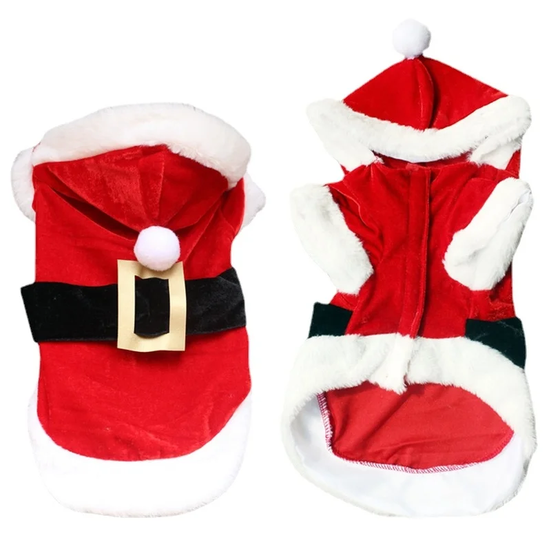 

Pet Christmas Dog clothes Halloween funny makeover costume dog clothes for small dogs Dog Hooded Coat Jackets одежда для собак