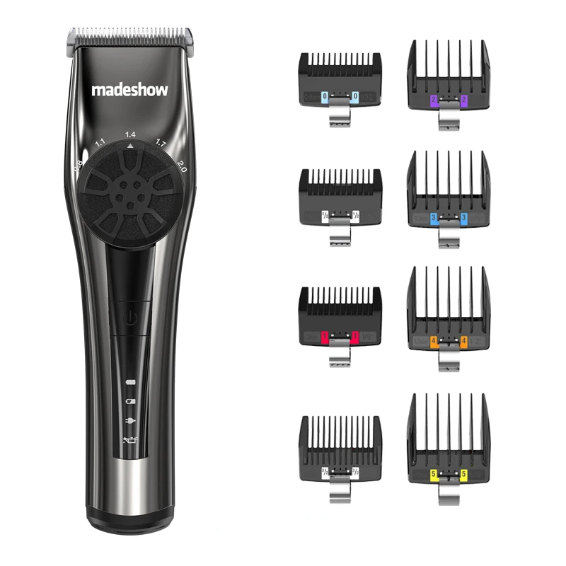 Hair Clipper For Men,Professional Haircutting Machine,Madeshow M2+,All Metal Body Clip,Cordless Quiet Hair Trimmers for Barbers
