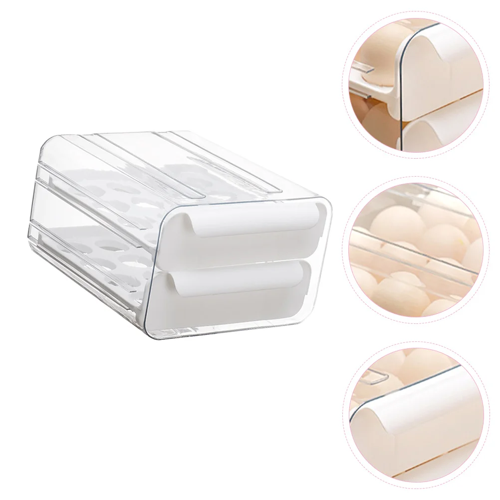 

Egg Refrigerator Holder Storage Box Fridge Organizer Container Tray Drawerfresh Chicken Bins Drawers Case Bin Keeping Cases Type
