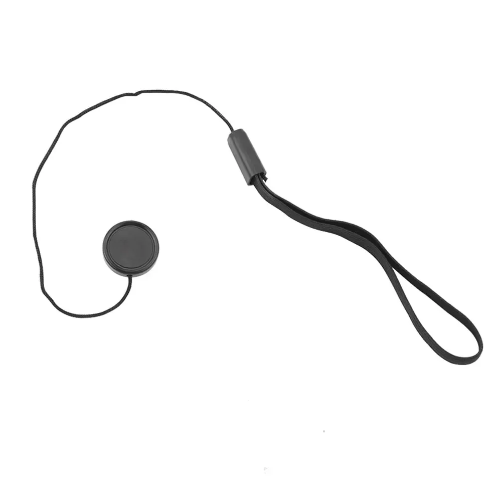 

Install Hanging Holder Black Plastic DSLR Camera Protective Lens Cover Rope Cap Keeper Universal Wear Resistant Anti Lost