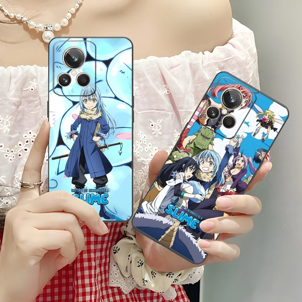 Slime Tensura Rimuru Mobile Phone Case for Realme GT 2 9i 8i 7i Pro X50 X2 C35 C21 C20 C11 C3 Black Soft Cover Shell