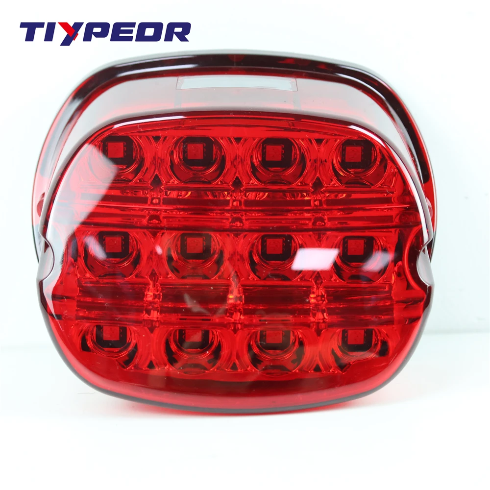 

Светодиодный задний фонарь TIYPEOR Harley для Harley Dyna Fat Boy Softail Sportster Road King Electra Glide Road Glide FXSTB задний фонарь