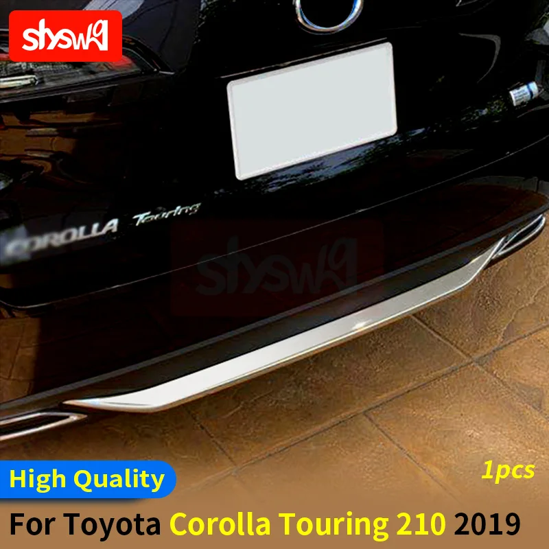 

Fit For TOYOTA 2019 2020 COROLLA TOURING 210 Rear Bumper Lower Trim Protector Lip Cover Exterior Stainless Steel Accessories