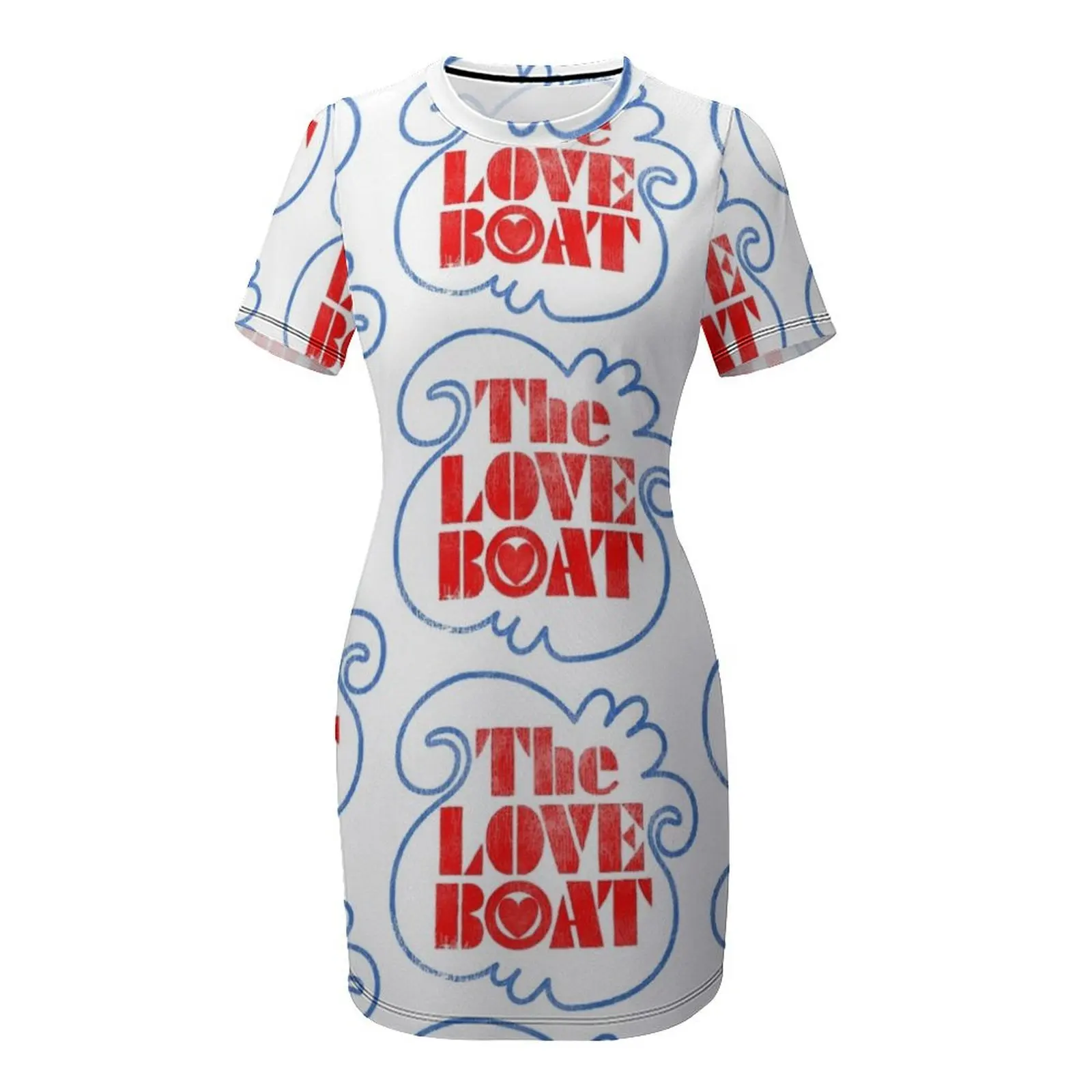 Платье с короткими рукавами The Love Boat для женщин летнее роскошное платье женское