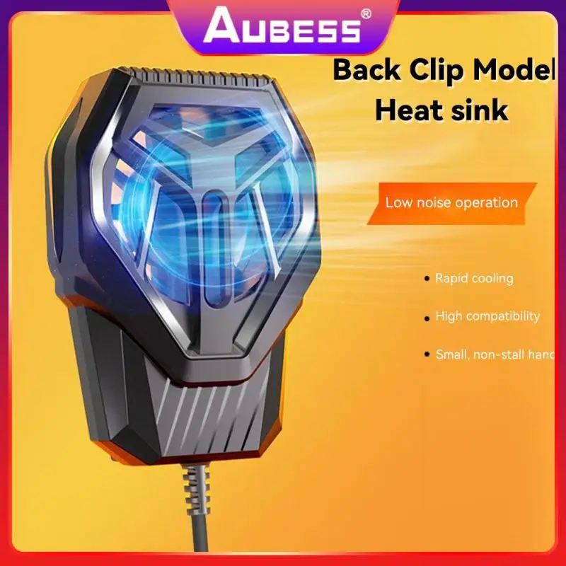 

Mini Mobile Phone Radiator Heat Dissipation Mobile Phone Cooler Silent Fast Cooling Phone Back Cooler Mobile Gadgets Plastic