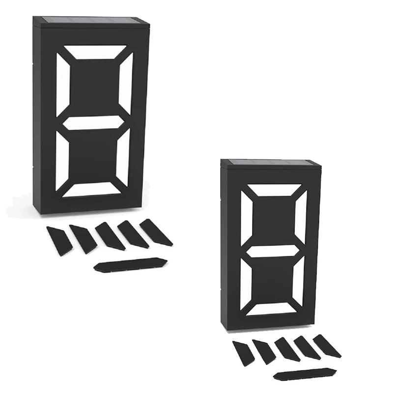 

Solar Exterior Address Light House Number For Outside LED Solar Powered Lights DIY Number For Outdoor Mailbox Light