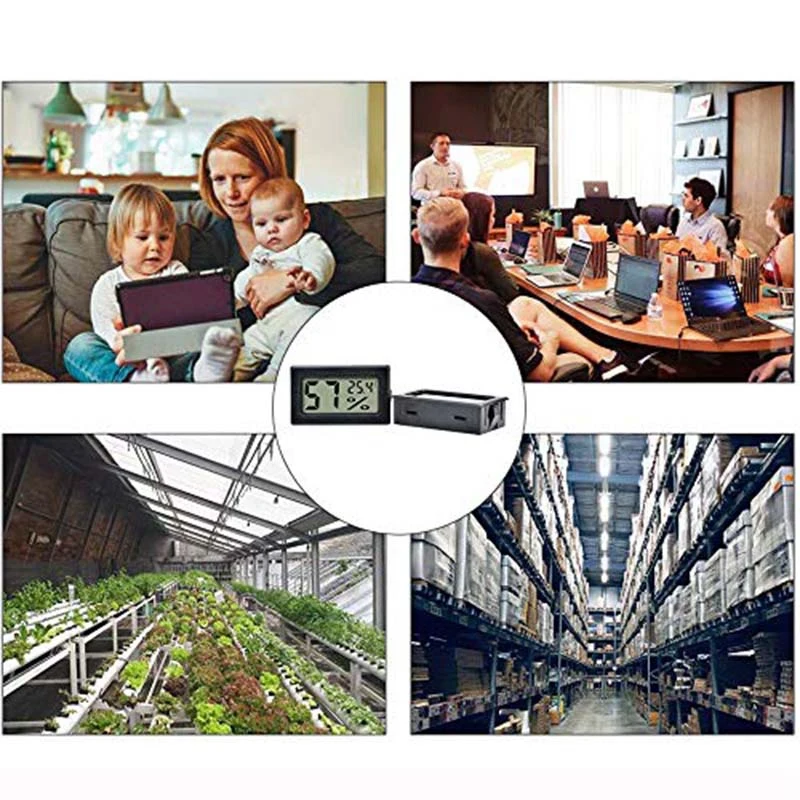 Цифровой мини-термометр-гигрометр электронный комнатный Измеритель температуры