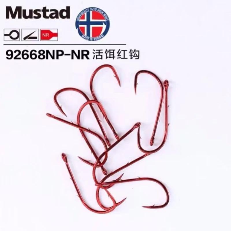 10 шт./упаковка рыболовные крючки Mustad из высокоуглеродистой стали - купить по