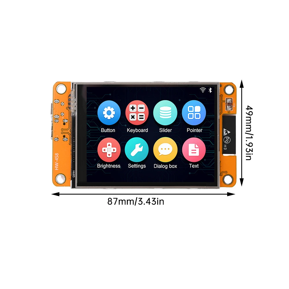 Макетная плата ESP32 LVGL с Wi-Fi и Bluetooth диагональ экрана 2 8 дюйма 240*320 умный экран