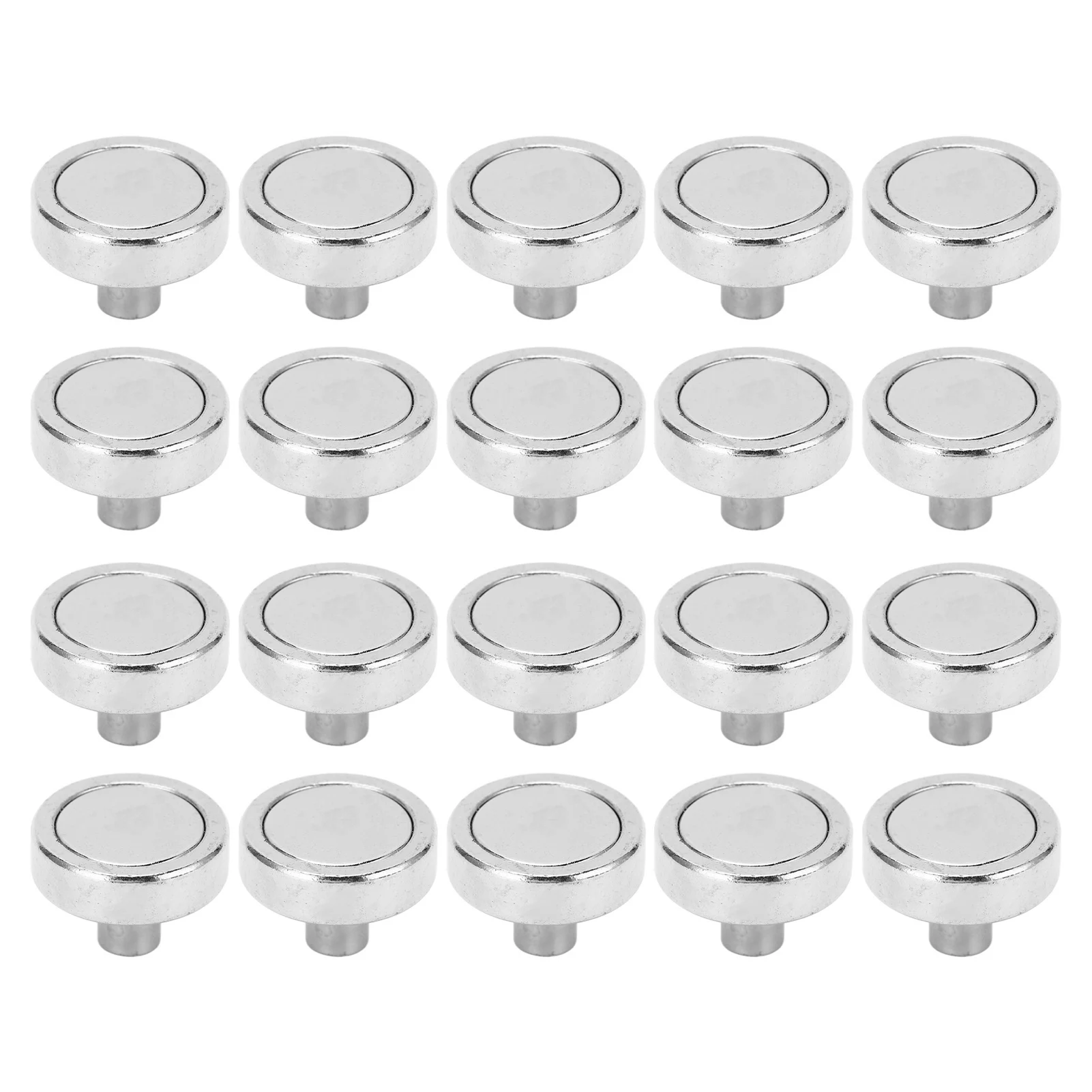 20 шт. Серебряный неодимовый горшок магнит база NdFeB никелирование сильное