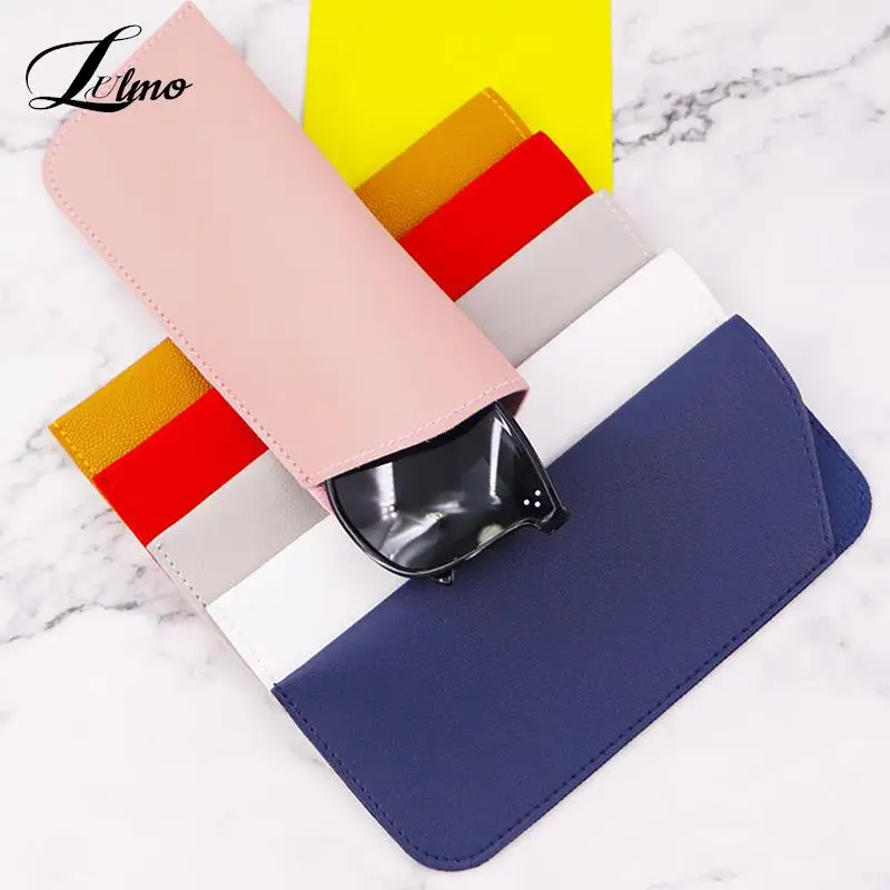

1Pcs PU Leather Glasses Bag Sunglasses Reading Eyeglasses Protective Cover Case Box Pouch Eyewear Protector Case Accessories