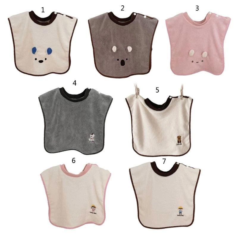 

Waterproof Baby Bib for nano Skid Sleeveless Feeding Apron Burp Cloth Washcloth Saliva Towel Gown for Newborn Infant Boys Girls