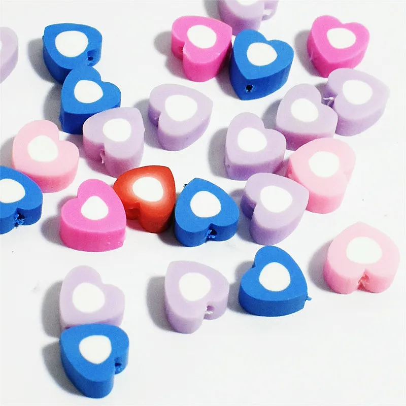 

DIY10mm 30/50/100/200 polymer clay beads mobile chain ring jewelry made of bracelet accessories wholesale items