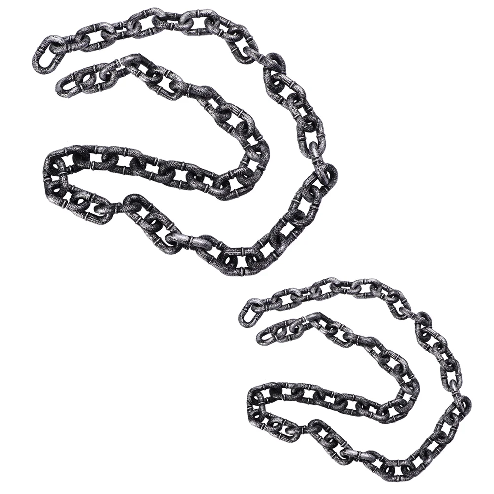 

Simulation Big Iron Chain Halloween Imitation Prop Fetter Party Costume Fetters