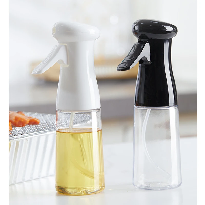 

220ML Glass Oil Spray Can Boxed Spray Bottle Air Pressure Edible Olive Oil Control Bottle Kitchen Home BBQ Accessories
