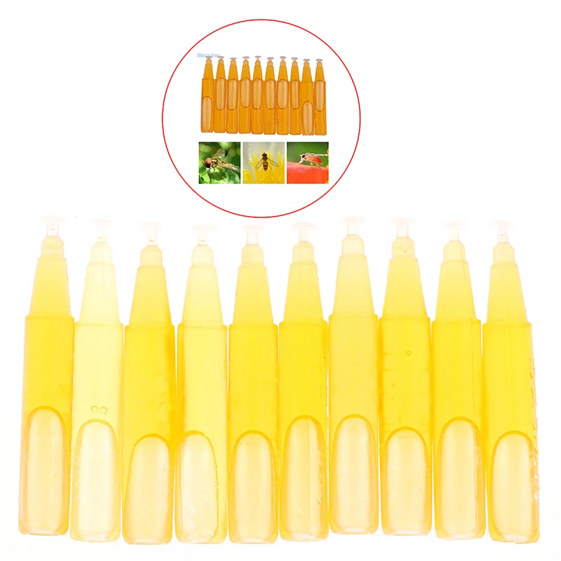 

10Pcs Fruit Fly Attractant 2ml Trap Bait Beekeeping Beehive Killer Orchard