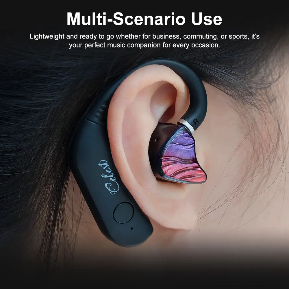 Фото Новые беспроводные Bluetooth-наушники Celest T1 V5.3, водонепроницаемая гарнитура TWS для Hi-Fi музыки с микрофоном, наушники для звонков IEMs №4