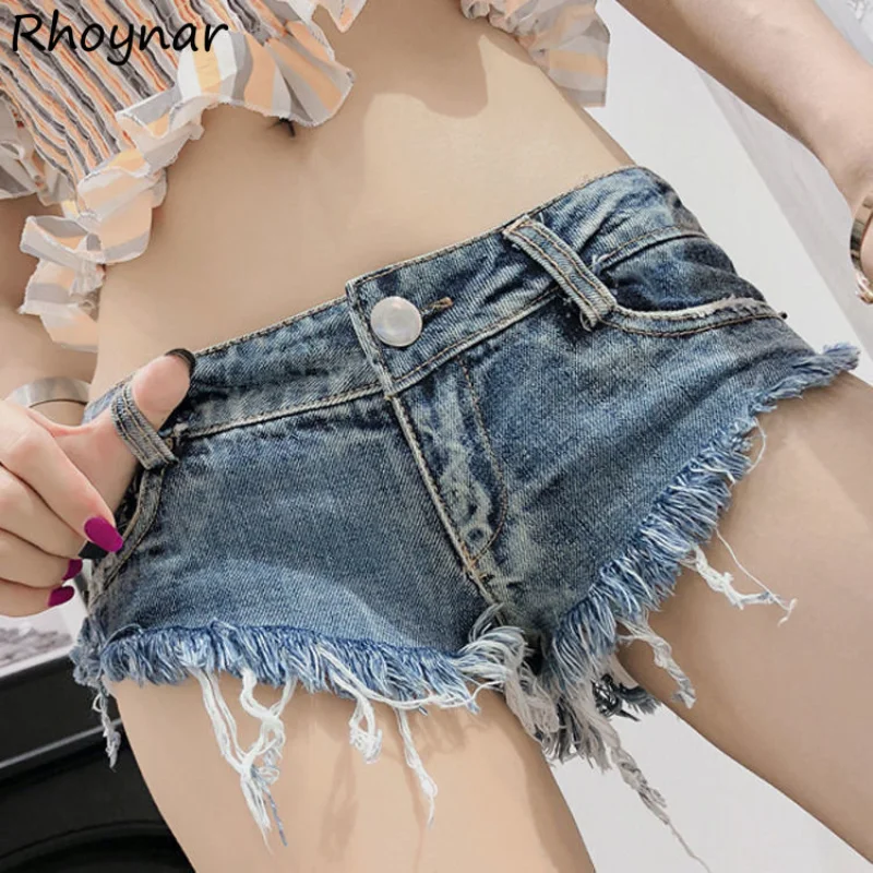 

Шорты женские джинсовые с заниженной талией, рваные винтажные пикантные штаны в европейском стиле, уличная одежда в стиле хип-хоп, Y2k