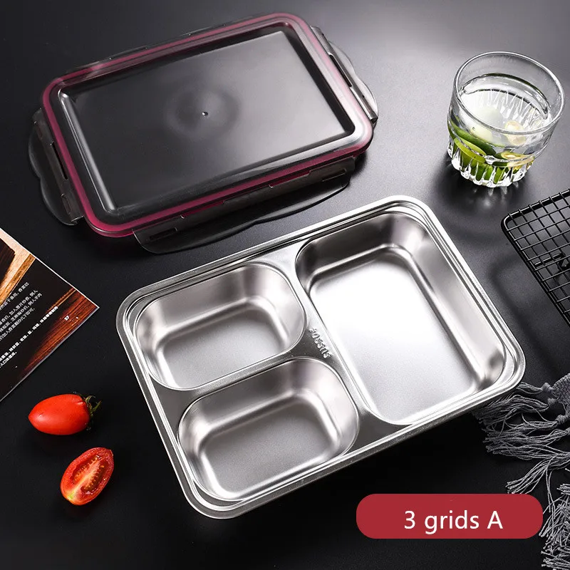 

MEXQCH Разделенный ланч-бокс из нержавеющей стали