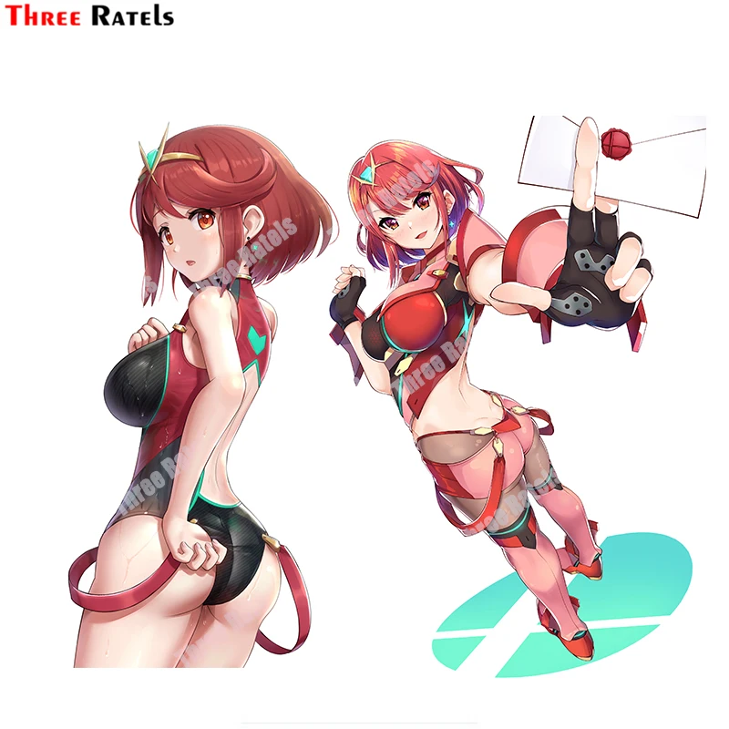 

Three Ratels B673 Pyra Xenoblade Chronicles Stickers For Yamaha Motorcycle Stickers Colorful Removeable Decals Waterproof Proper