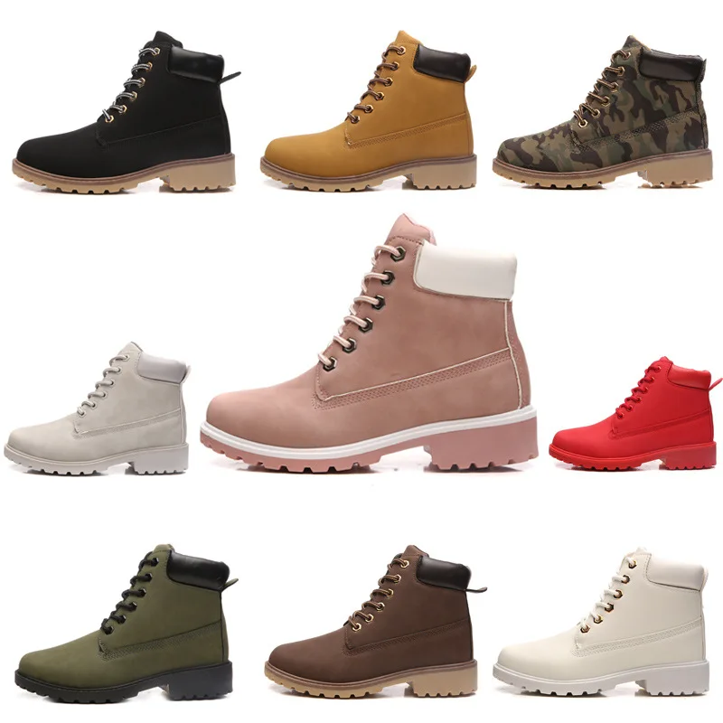 

Autumn Winter Boots Women Martern Boots Platform Ladies Ankle Booties Comfortable Woman Shoes Casual Female Mid Calf Botas