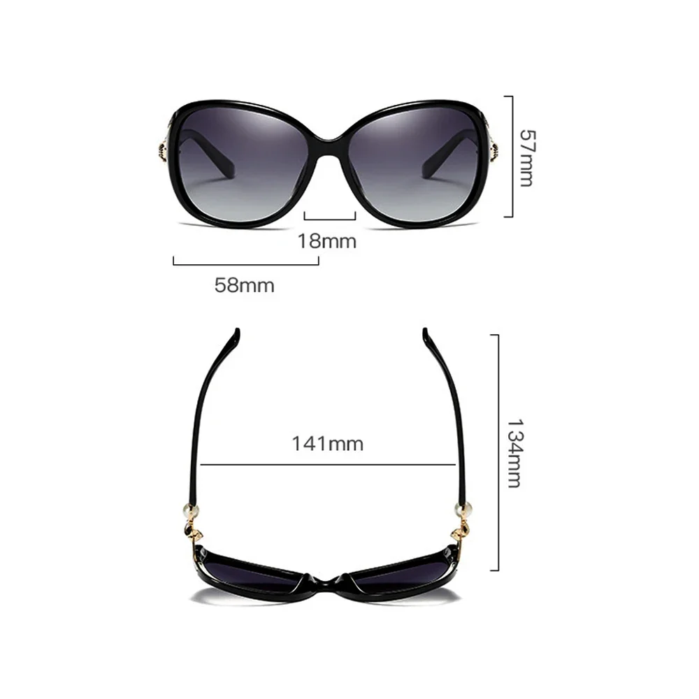 Солнцезащитные очки для пляжного водителя женские поляризационные зеркальные