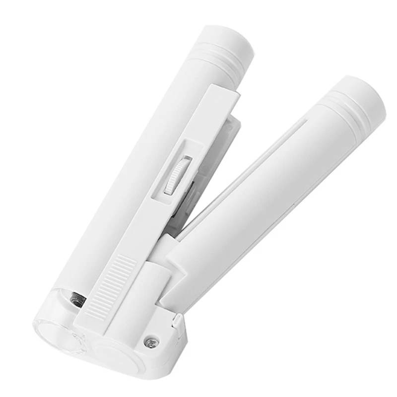 Карманный микроскоп для чтения 80X 100X белая фотошкала складная увеличительная