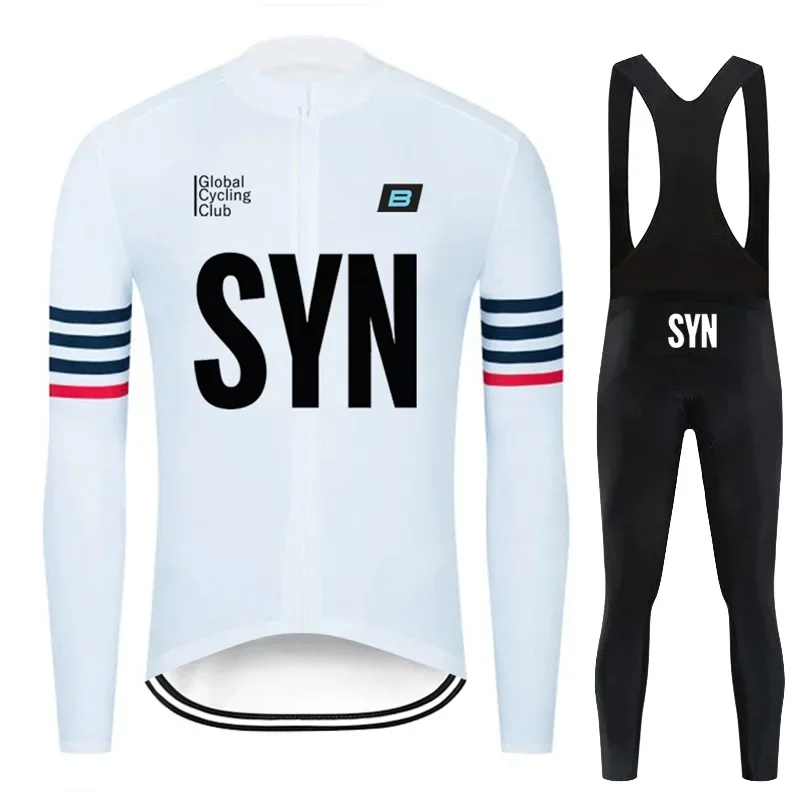 Осенний комплект трикотажа для велоспорта SYN Team велосипедная MTB Maillot Ropa Ciclismo