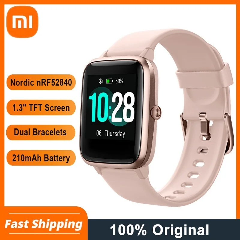 Смарт-часы XIAOMI с сенсорным экраном 1 3 дюйма TFT LCD пульсометром водонепроницаемые