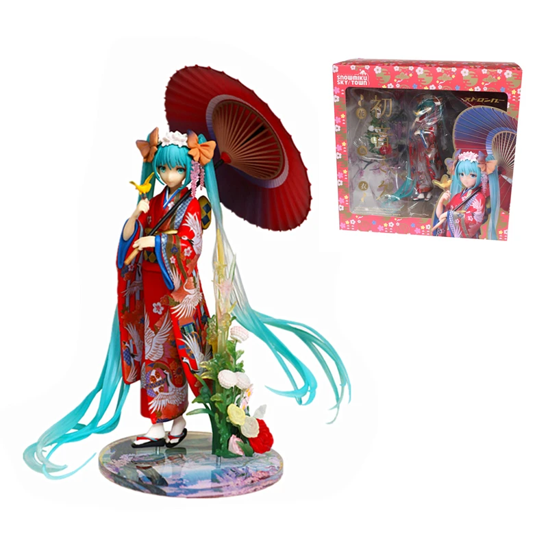

Hatsune Miku Anime, Beautiful Kimono Hatsune Miku Action Figure Doll/Model, Statue Home Decor, Christmas Or Birthday Toy Gift