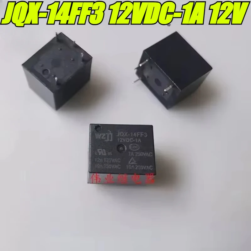 

(Совершенно новый оригинал) 1 шт./лот 100% оригинальное реле: JQX-14FF3 12VDC-1A 12 В реле плиты 4 контакта