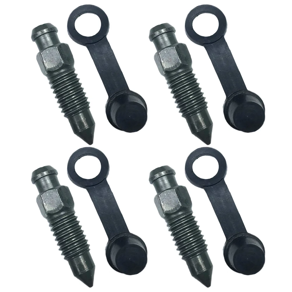 

Metal Screws Brake Bleeder Dust Caps Accessories Caliper Bleed Screw Stainless Steel Screw Covers Rubber Bleeder Covers