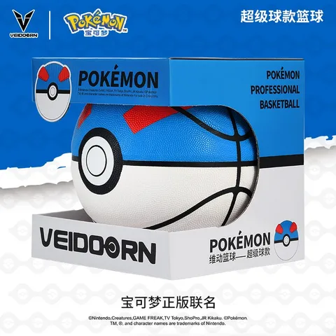 Качественный баскетбольный мяч Pokemon Pikachu, Официальный Размер 7, баскетбольные мячи из искусственной кожи для мужчин и женщин