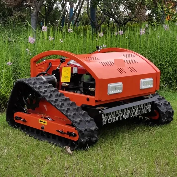 Газонокосилка на гусеничном ходу с дистанционным управлением по заводской цене