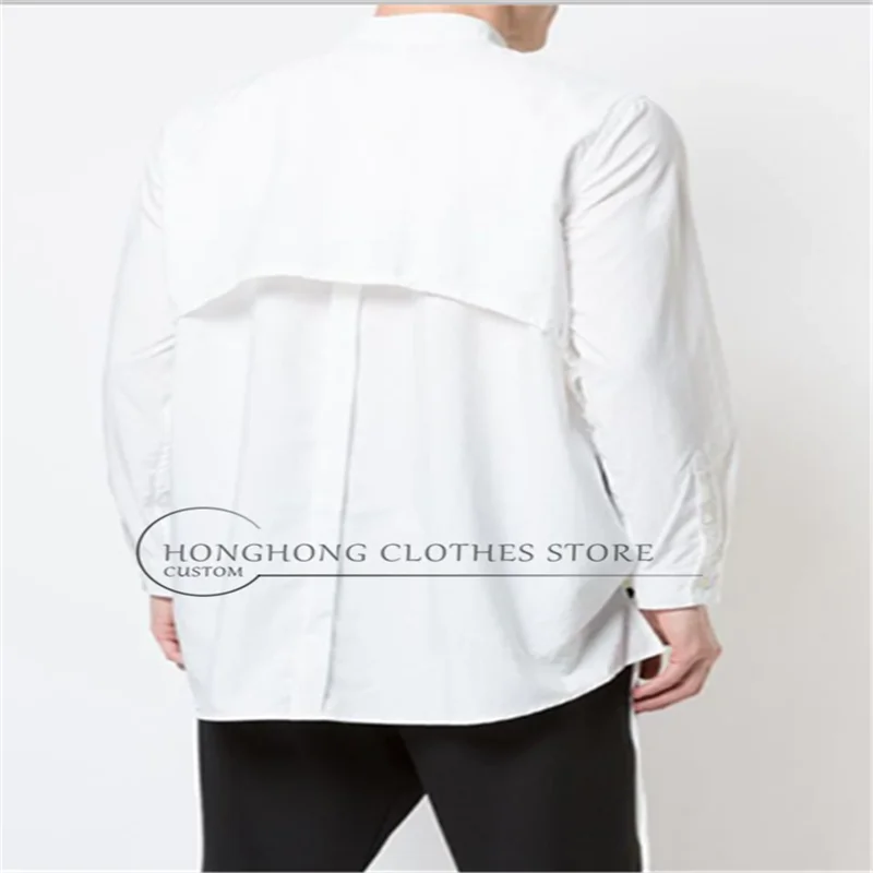 The latest fashion trend is men's loose-sleeved youth casual shirt  M-6XL! Men's plus-size runway clothes
