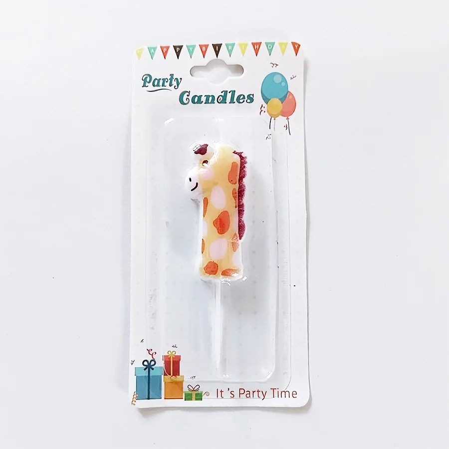 

Праздничная свеча MOONBIFFY с мультяшными животными