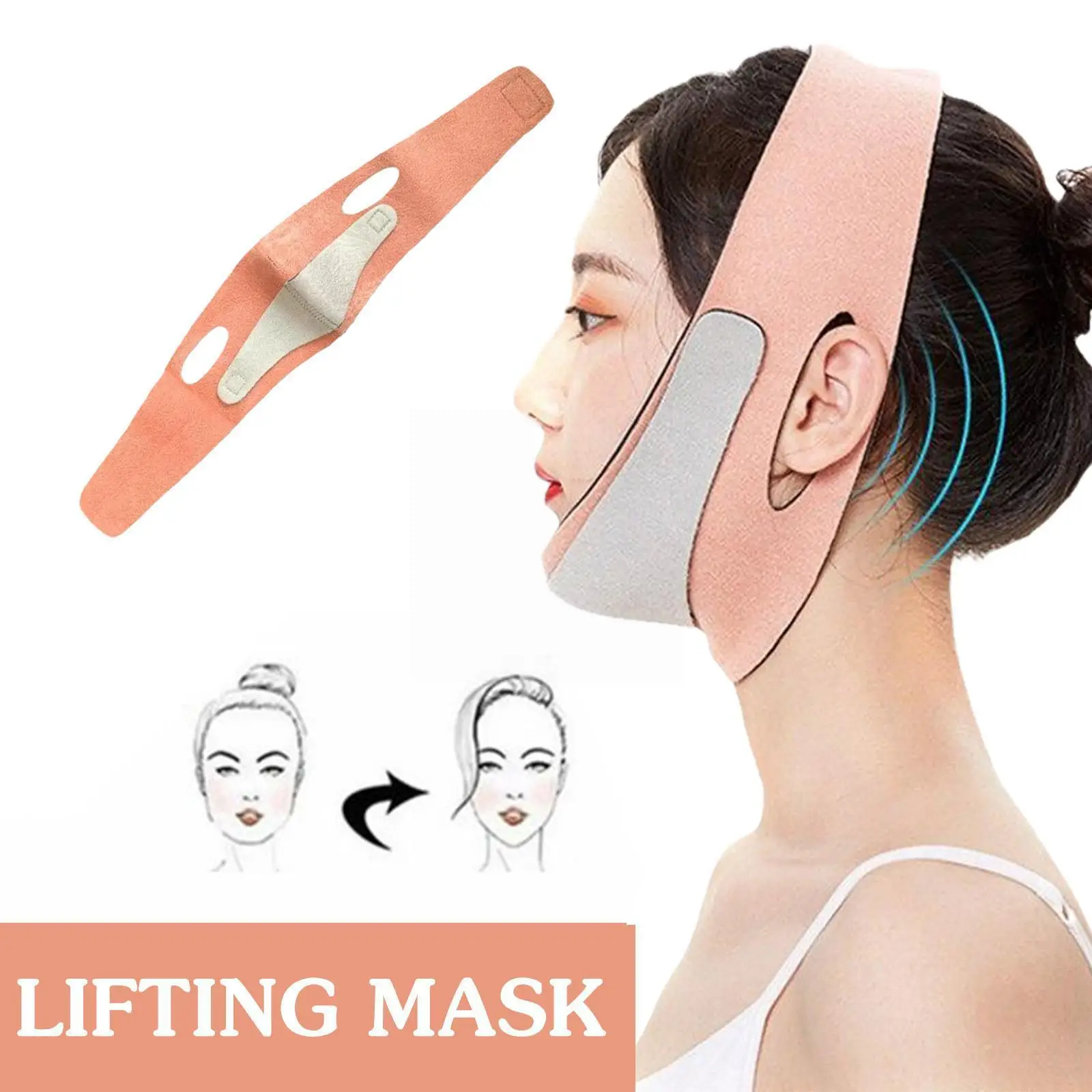 

Double Chin V-face Belt Anti Wrinkle Face Slimming Facial Lifting Tools V Shape Cheek Care Belt Mask Slim Face Line Face Z8G8