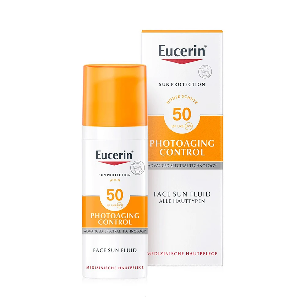 

50ml make up Eucerin Facial Sunscreen SPF50+ Anti pigmentation Oil Control Sunblock Sun Gel Face Body Sunscreen